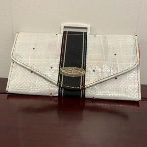 RARE Keen Recycled Rice Bag Wallet Clutch 2009-2010 Upcycled